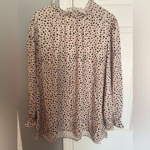Cheetah Print Blouse